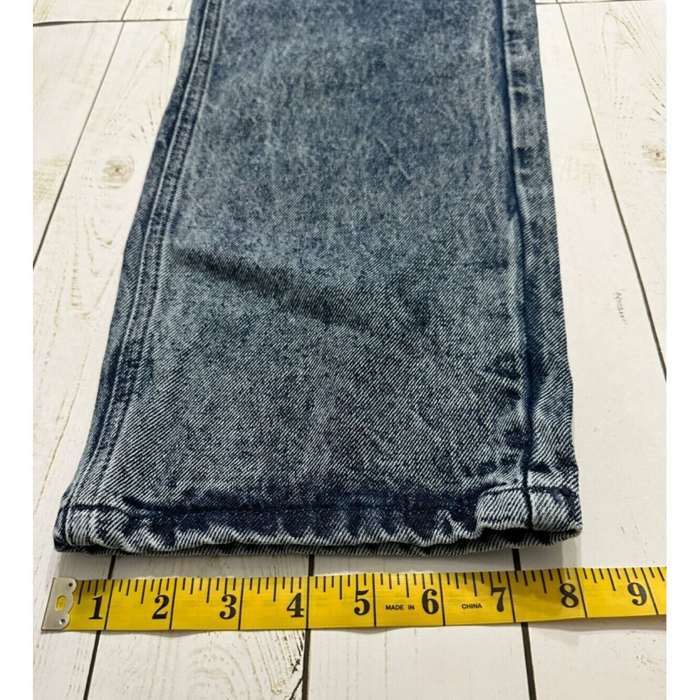 NWT Daily Paper Jeans Denim Glart Pants Size Small 28 X 27 Acid Wash Retro New‎ - Picture 5 of 12